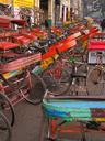 Wow -- look at all those bike taxis!